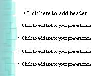 Crystal Two PowerPoint Template text slide design